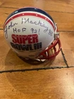John Mackey - Baltimore Colts - Super Bowl III - signed mini helmet HOLO AUTHENT