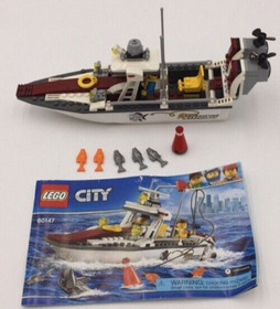 Lego City Fishing Boat 60147 Building Set with Instruction Booklet Retired