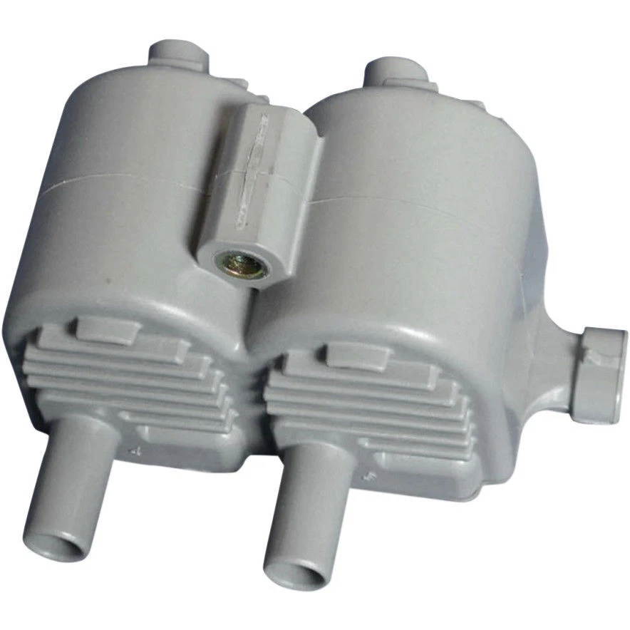 Bobina de ignição Drag Specialties fogo duplo 1998-2003 Harley Sportster 1200S cinza  - Imagem 2 de 2