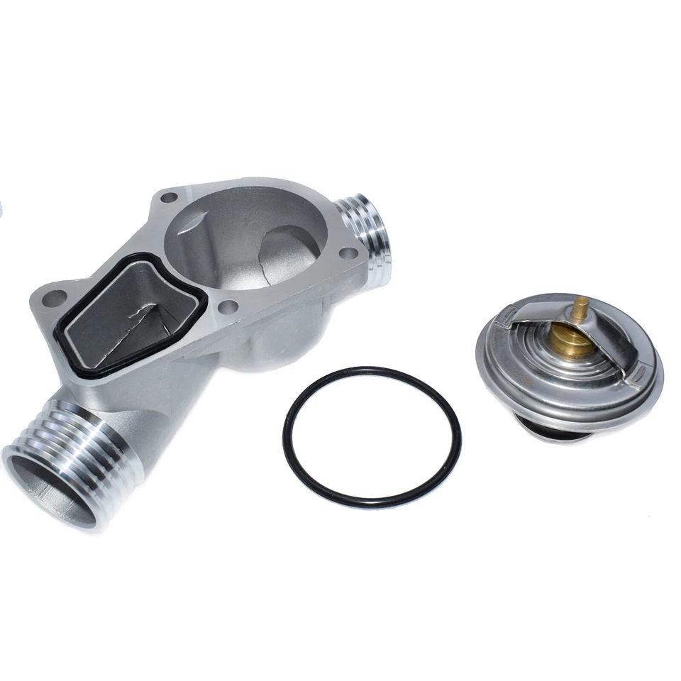 Termostato con kit de carcasa de aluminio para BMW 320i 323i 325i 520i 525i E34 E36 Z3 Foto 3 de 4