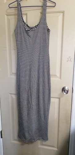 Vintage década de 1990 todo ese jazz para Mujer Vestido Largo De Tamaño  Mediano Negro/Blanco De Rayas | eBay