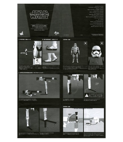 STAR WARS VII 1st Order Heavy Gunner Stormtrooper 1/6 Action Figure 12" Hot Toys - Picture 12 of 12