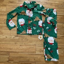 Carters Holiday Two Piece Pajamas Size 10