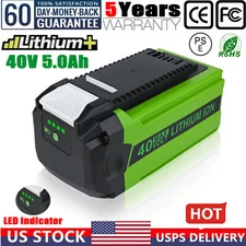 ✅ 5.0Ah For Greenworks G-MAX Lithium Battery 29472 29462 29252 20202 40 Volt NEW