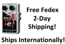 New Electro-Harmonix EHX Pitch Fork Polyphonic Pitch Shifter Guitar Effect Pedal