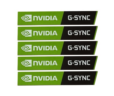 PCS Sticker for NVIDIA G-Sync 8mm x 50mm 2020 Version Logo Decal
