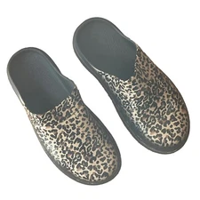 OOFOS OOcloog Limited Edition Leopard Print Comfort Clogs Women’s Sz 12 Mens 10