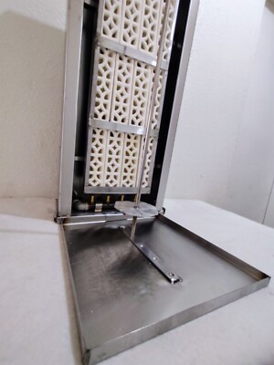 TROMPO TACOS PASTOR 4 BURNER 8 BRICK 50KG PASTORERO W/DOOR - Foto 2