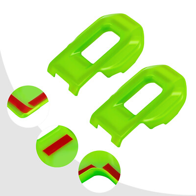 2PCS Car Front Engine Hood Lock Buckle Trim Cover For 2018+ Jeep Wrangler JL JT