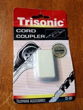 Trisonic TS101 Telephone Accessories Phone Cord Coupler Connects Modular Lines