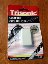 Trisonic TS101 Telephone Accessories Phone Cord Coupler Connects Modular Lines 