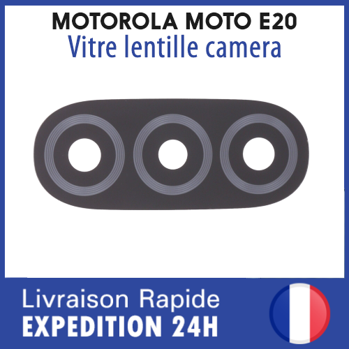 Vitre arrière caméra MOTOROLA MOTO E20 lentille appareil photo lens remplacement - Photo 1/3