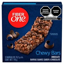 Fiber One 70 Calorie Chewy Bars Chocolate Snack Bars 5 Ct 4.1 oz