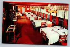 Valley View Inn Dining Room Hot Springs Virginia VA c1960 Vintage Postcard