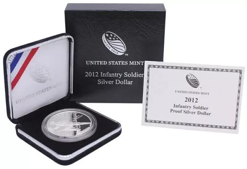 2012-W $1 Infantry Soldier Commemorative Silver Dollar PROOF OGP - U2670 - STOCK