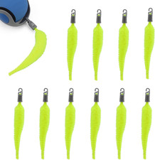 10Pcs Cat Ball Replacement Tails, Kitten Wand Toy Worm Refills Interactive Toy A