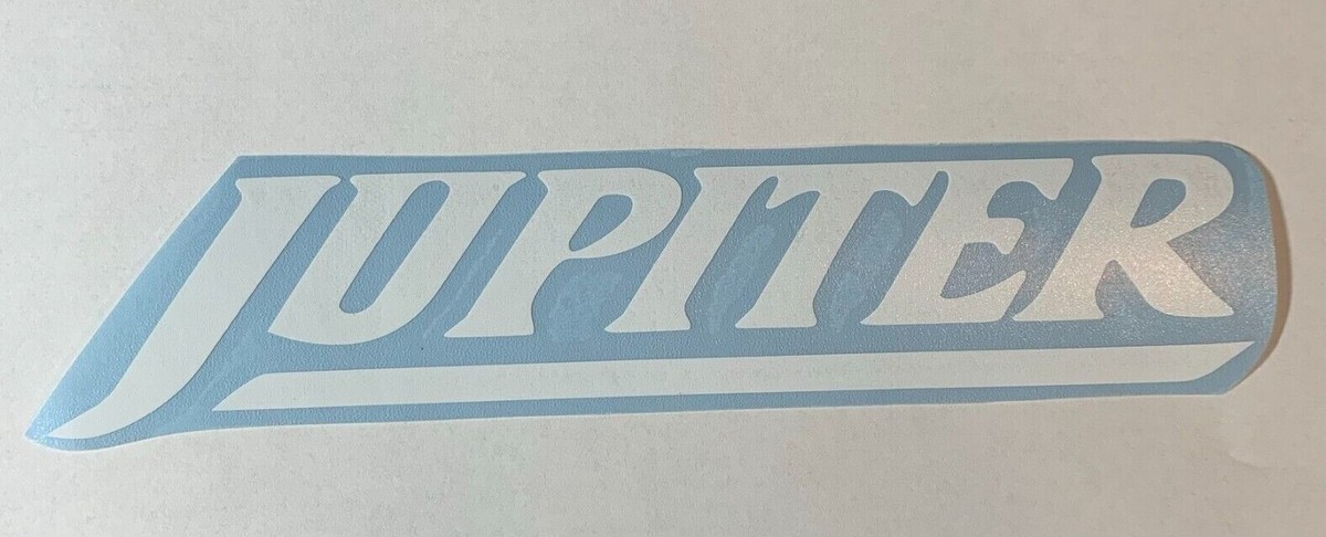 Jupiter Boats Outdoor Sports Vinyl Decals - Die-Cut Peel & Stick Stickers (Model JTB101)