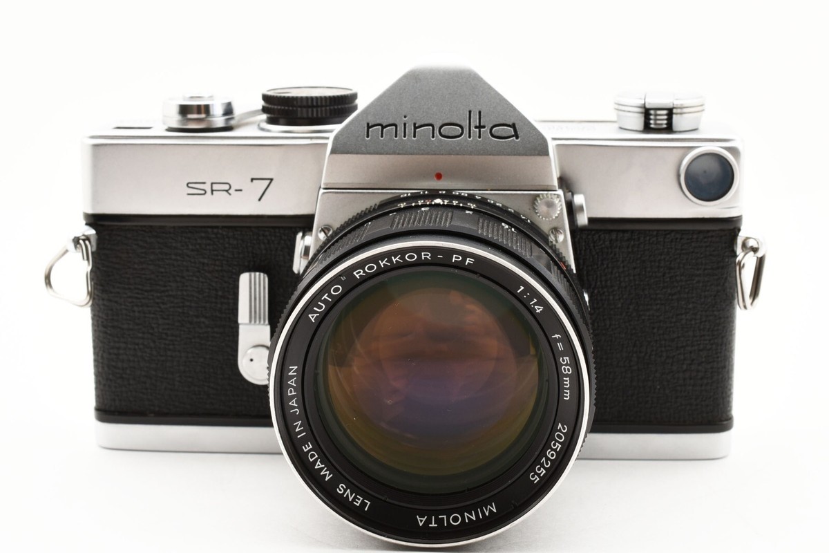 Near MINT》Minolta SR-7 35mm SLR w/ Auto Rokkor-PF 58mm f
