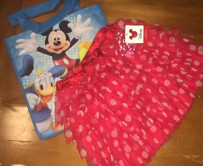 Disney Sz Kohl's Exclusive Tutu Skirt Nwt Tote Bag Mickey