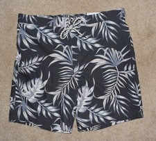 New Mens Sonoma Swim Board Shorts XL Palm Leaves Tropical Mesh Brief Lining