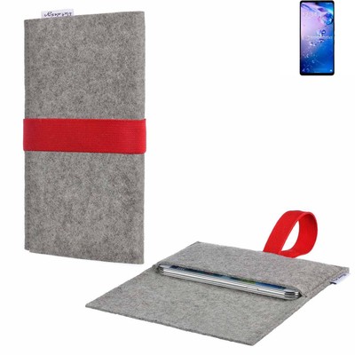 für Sharp Aquos Zero6 Handyhülle Tasche Filz Schutz Case