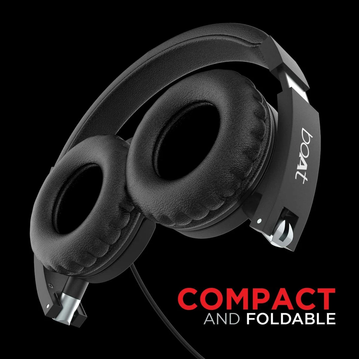 boAt Bassheads 100 in Ear Wired Earphones with Mic Black