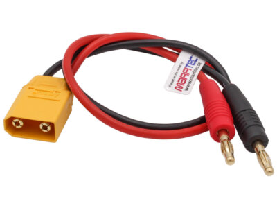 Marfitec Ladekabel Bananenstecker 4 mm -> XT90 Stecker (male)