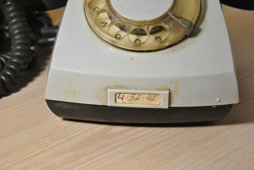 Vintage soviet old disk rotary phone. USSR 1972 - Picture 2 of 9