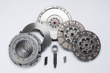 South Bend Clutch For 04-07 Ford 6.0l Zf-6 Street Dual Organic Disc Clutch Kit South Bend Clutch For 04-07 Ford 6.0l Zf-6 Street Dual Organic Disc Clutch Kit