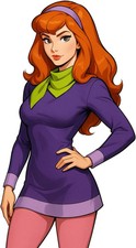 Daphne Blake Scooby-Doo Vinyl Car Decal Sticker 7" Weatherproof