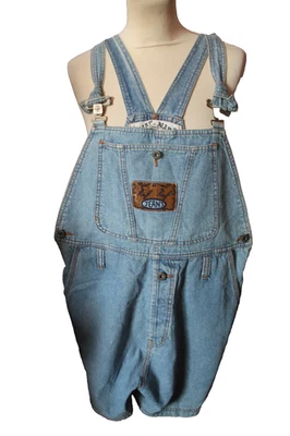SALOPETTE COURTE JEANS FEMME °°° NAF NAF JEANS °°° TAILLE XL - Photo 1/4