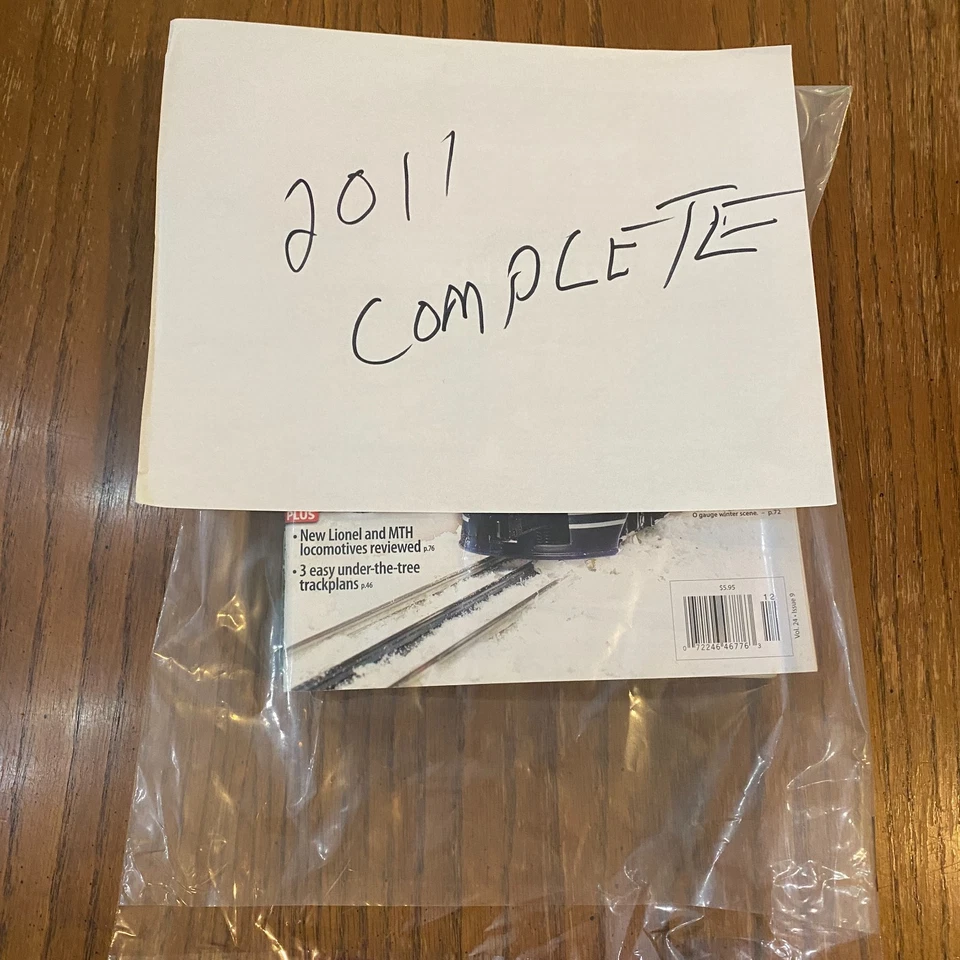 Lote Revista Trenes Juguete Clásicos 2011 Juego Completo de 9 Lionel O S Calibre Vol 24 Foto 3 de 4