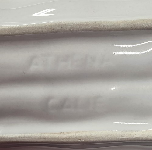 VB Athena California Pottery Blue Rose Bouquet Bathroom Soap Dish GORGEOUS - Picture 6 of 9