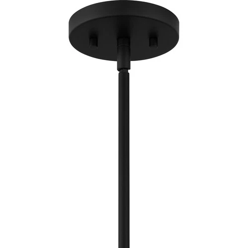 Matte Black One Light Pendant from the Quoizel Pendant Collection - Picture 6 of 6