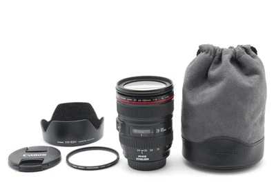 [INUTILISÉ avec étui, capot] Objectif zoom standard Canon EF 24-105mm F4 L... - Photo 1/4