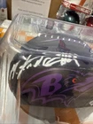 Mark Andrews Autographed Eclipse NFL Baltimore Ravens Black NFL Mini Helmet (BAS