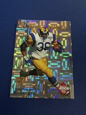 1995 Collector's Edge Excalibur - 22k Jerome Bettis #9 Silver Shield Prism /750
