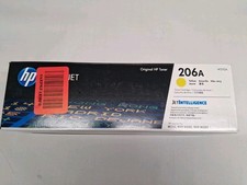 Genuine HP 206A W2112A Yellow Toner Cartridge New Sealed OEM