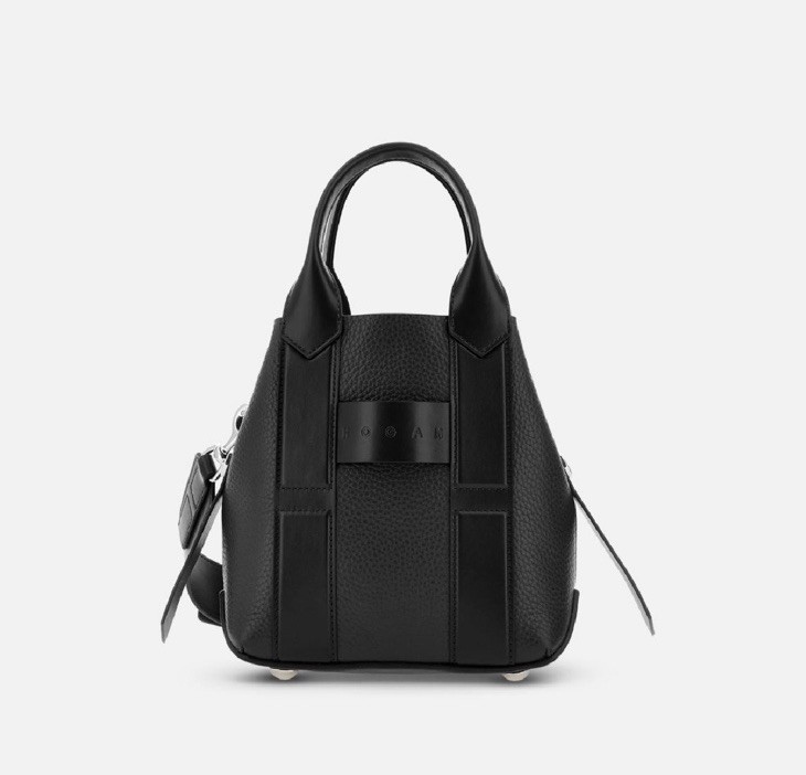 Hogan - Borsa Script piccola nera SCONTO 30%