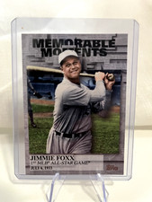 2017 topps memorable moments Jimmie Foxx mm-26