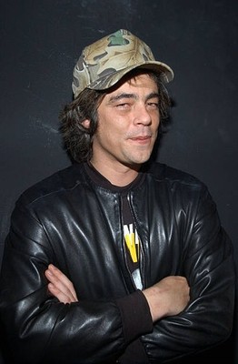 Benicio Del Toro at Mercedes Benz Fashion Week Spring Collections - Old Photo