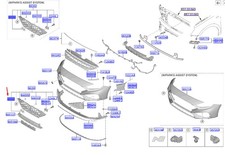 HYUNDAI i30 PDE MK3 Kühlergrill-Emblem 86300S0700 NEU ORIGINAL