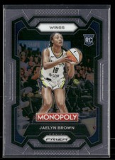 2024 Panini Prizm Monopoly WNBA #15 Jaelyn Brown RC Dallas Wings