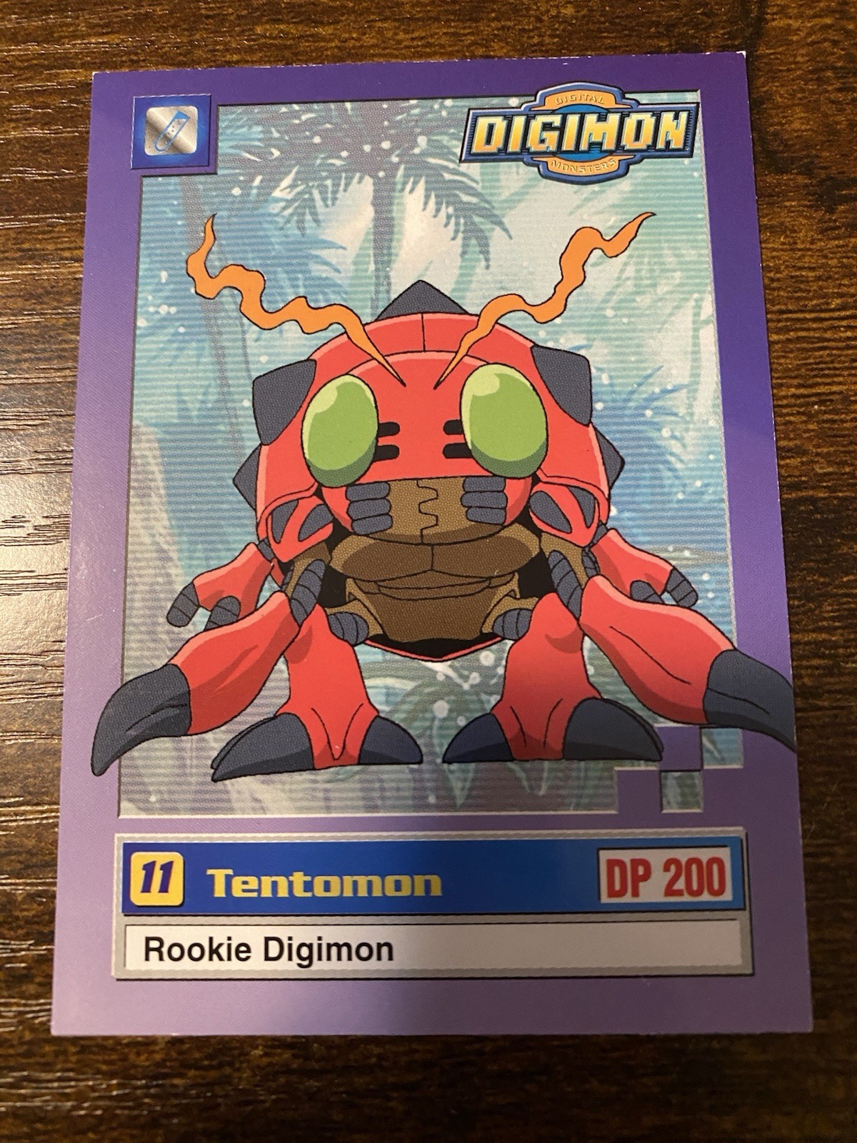 #11 Tentomon 14 of 34 Digimon Animated Series 1 Upper Deck 1999