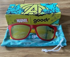 Marvel Avengers Goodr J.A.R.V.I.S. Vision polarized running sunglasses