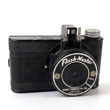 Vintage Flash-Master Camera Faceplate Relic Herold Chicago Industrial Art Prop