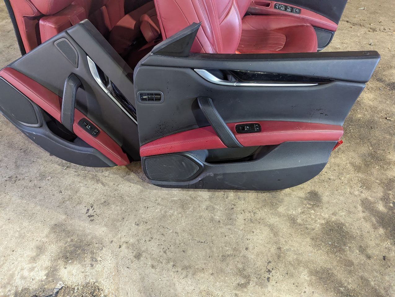 2014 - 2017 MASERATI GHIBLI RED INTERIOR SET 