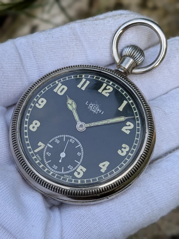 Lodhi-Leonidas Military Pocket watch GS MK-2 During 1940s - Image 4 of 4