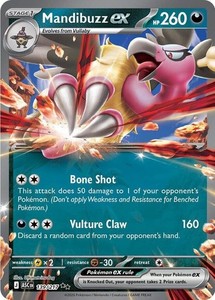 Mandibuzz ex 139/217 Ascended Heroes Double Rare Holo