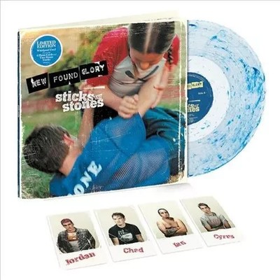 New Found Glory Sticks and Stones LP SEALED LIMITED BLUE CLEAR VINYL OOP emo